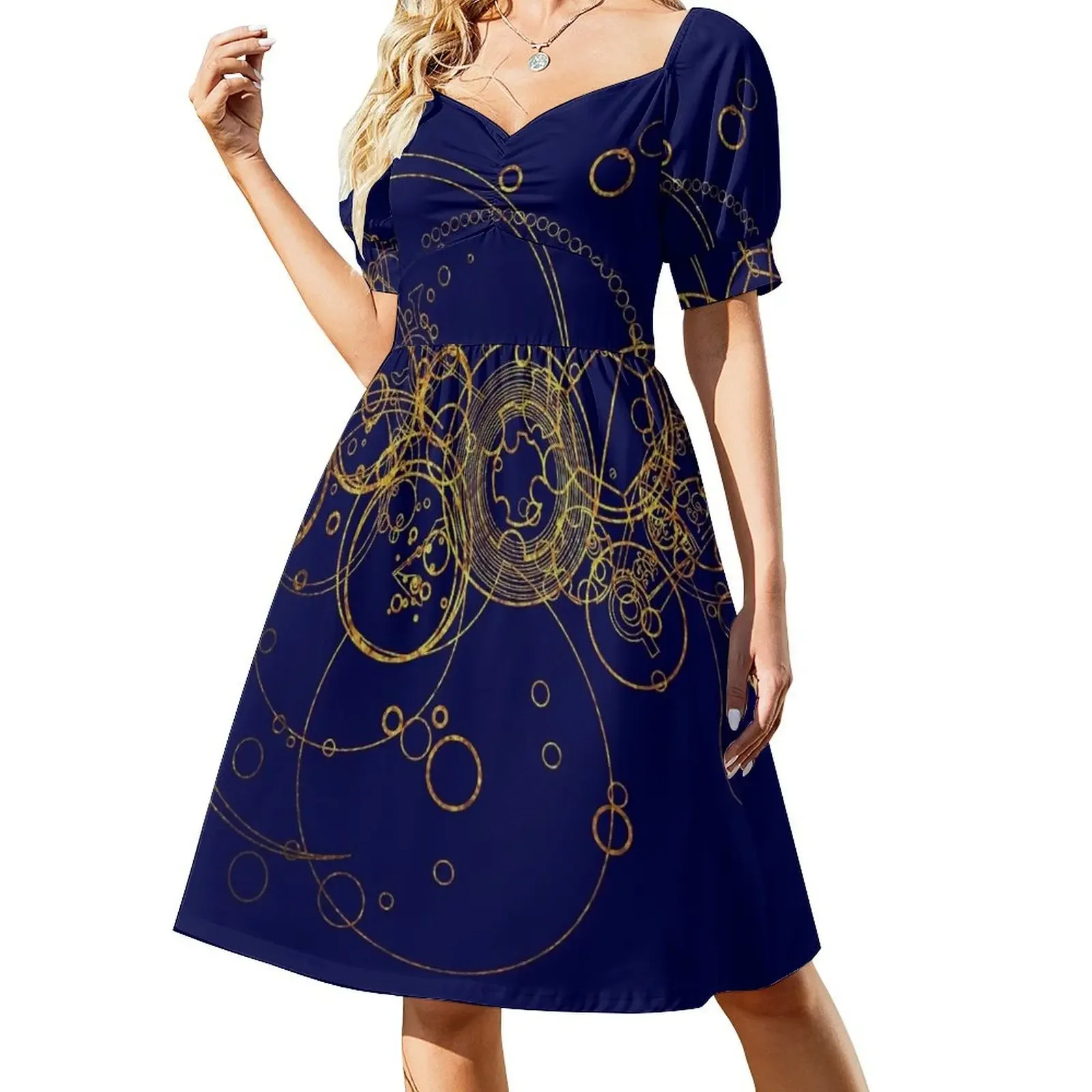 thumbnail image 1 of Time Lord Writing - Vestido transparente sin mangas para mujer, vestidos formales para ocasiones especiales, vestido largo de verano para mujer, vestidos para mujer, vestido, 1 of 7
