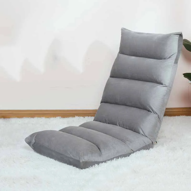 Modern Lounge Lazy Sofa Reclinabile Ergonomico Minimalista Divano Trapuntato Pavimento Puff Esterno Mobili Per La Casa Casa Prefabbricata