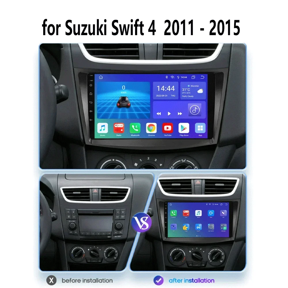 Android 15 Autoradio Per Suzuki Swift 4 2011-2017 Wireless Carplay Auto Radio Lettore Multimediale 4G Wifi GPS DSP 48EQ 2din 34 Android 15 Autoradio Per Suzuki Swift 4 2011-2017 Wireless Carplay Auto Radio Lettore Multimediale 4G Wifi GPS DSP 48EQ 2din 34