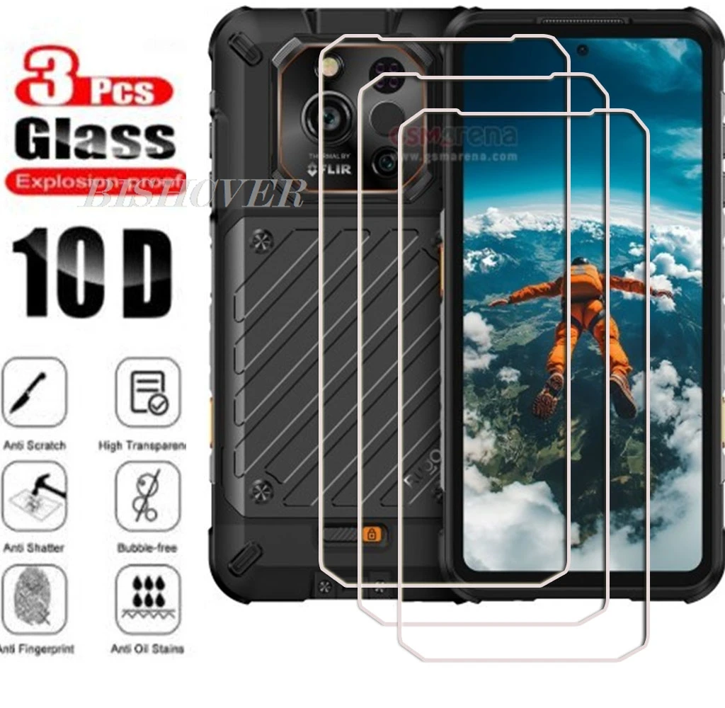 3-Pack Premium 9H Tempered Glass Screen Protector Film 6.67