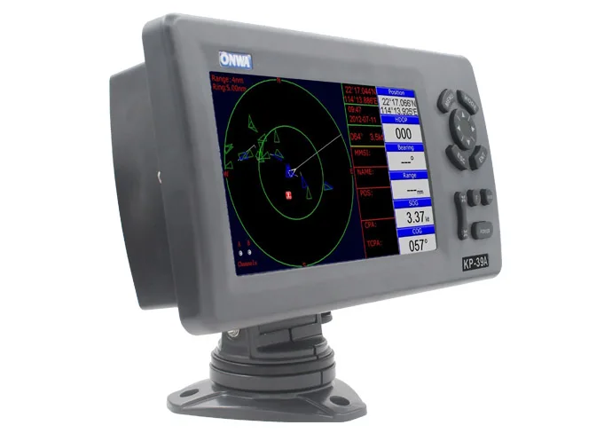 온와 KP-39A 7인치 GPS 차트 플로터 (클래스 B AIS 트랜스폰더, K-Chart 및 C-Map 업그레이드 버전)