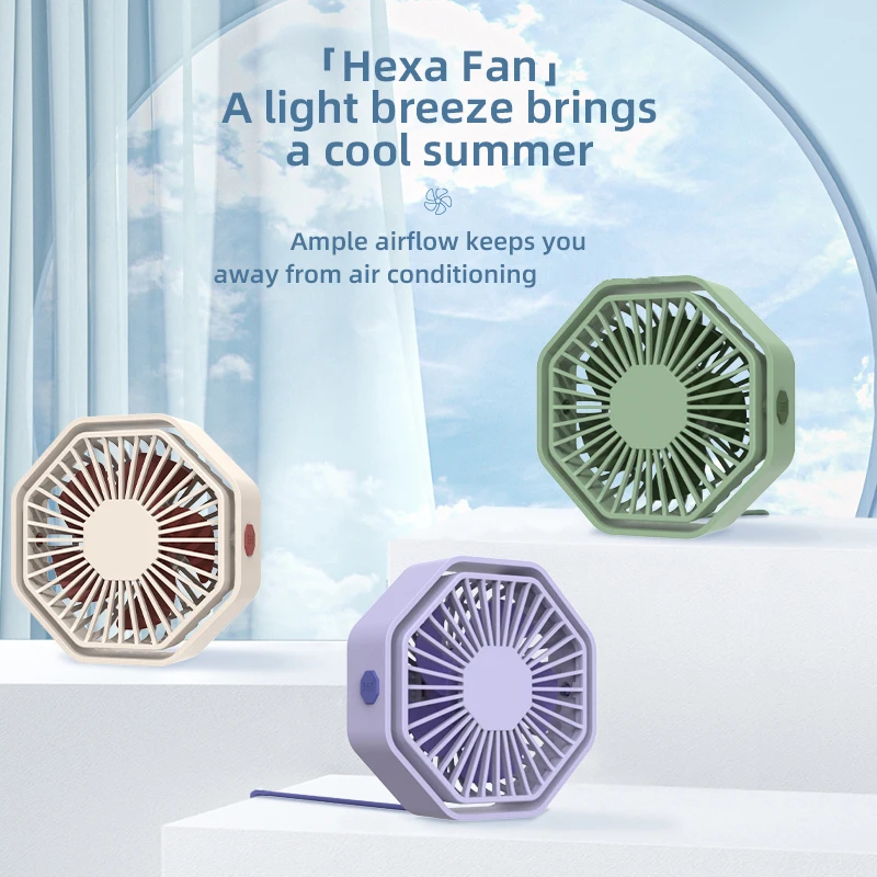 2024 Polygon Stylish Portable Air Conditioner Air Cooler Airconditioner Mini Air Conditioning Fan for Office Home Library Study