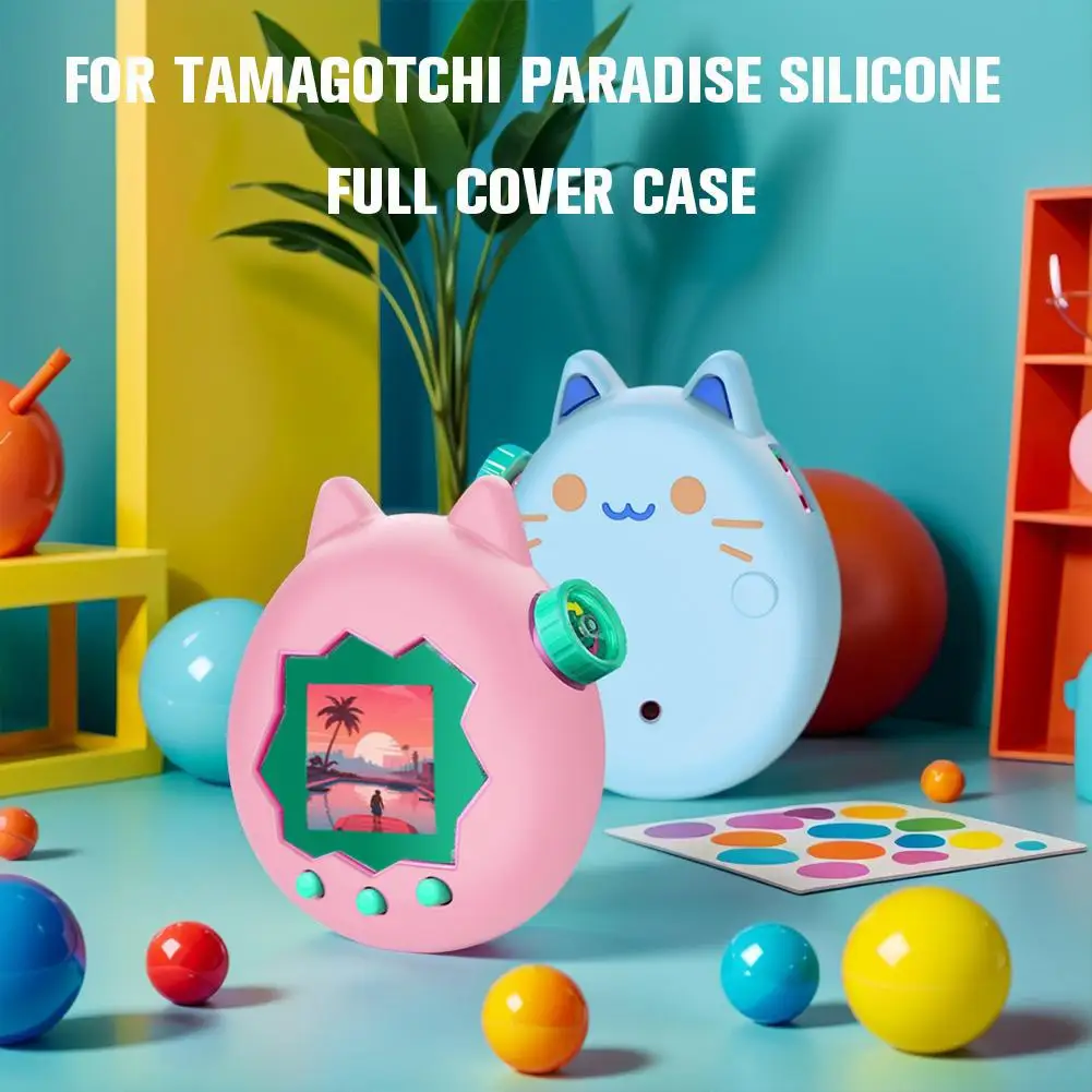 Étui Silicone Souple Pour Tamagotchi Paradise – Protection Anti-chocs Intégrale – Couleur Violette – Installation Facile
