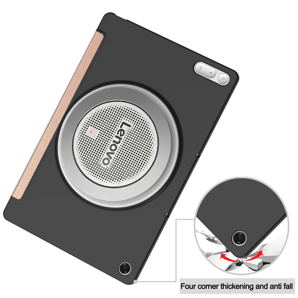 Premium PU Leather Tri-fold Tablet Case, 12.1 Inch Shockproof Protective Cover