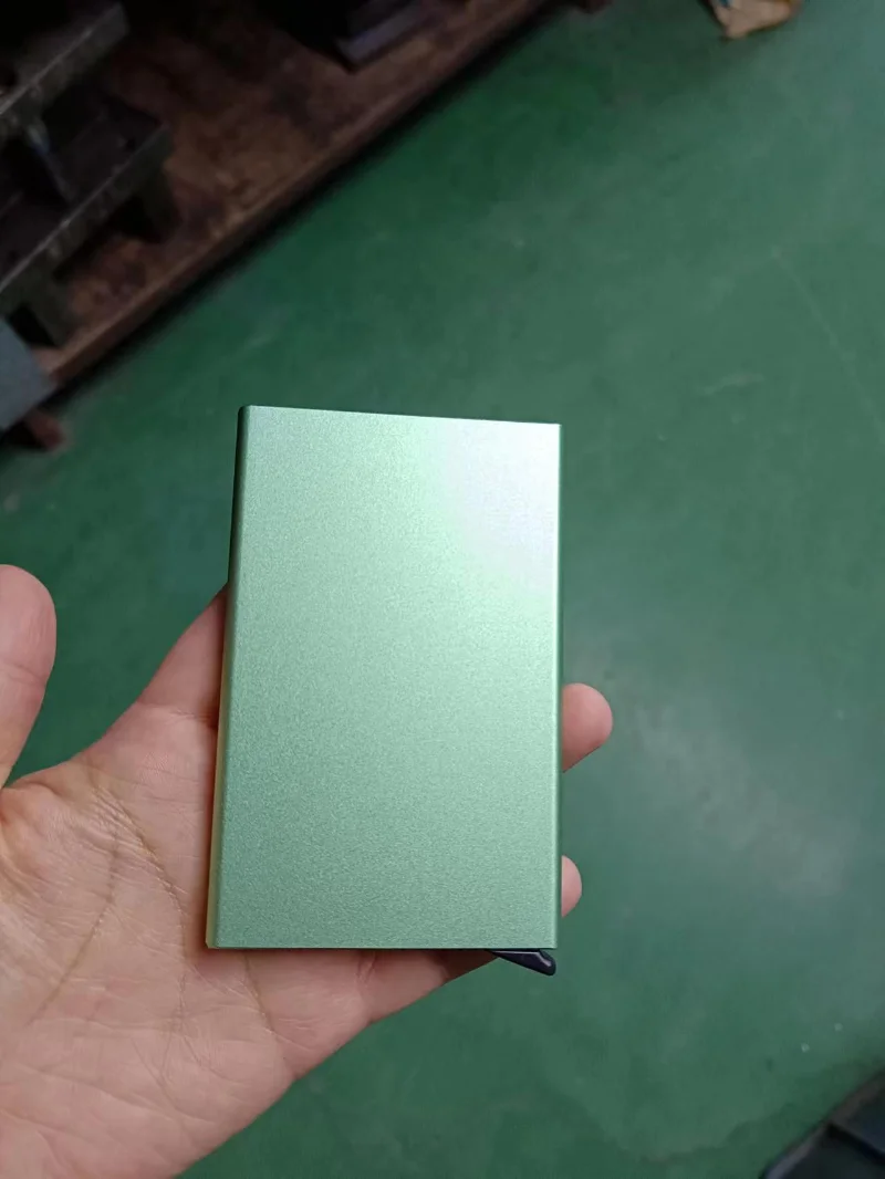 Credit Card Holder Anti-theft ID Credit Card Holder Minimalist Thin Aluminum Metal Wallets Pocket Case Bank Women Men Credit Card Box