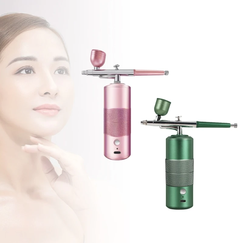 

Upgraded Airbrush Makeup Machine Air Brush Guns Sprayer Rechargeable Handheld Portable Cordless Airbrush for Makeup