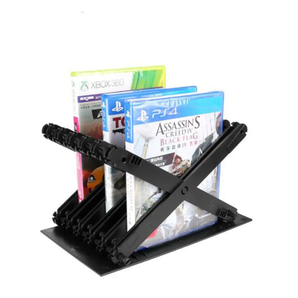 접이식 CD 게임 디스크 거치대 스위치, PS4 XBOX 게임 카드 스토리지 랙, 스탠드 박스