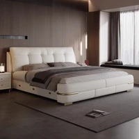 Lit de Luxe avec Tiroirs de Rangement pour Chambre à Coucher – Cadre de Lit Moderne Queen ou Twin – Accessoires de Maison pour Chambre à Coucher 3