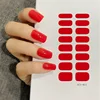 Heallor 53 Colors Nail Polish Stickers Pure Color Strips Waterproof Adhesive Nail Full Sticker Environmental Protection DIY Nai 4