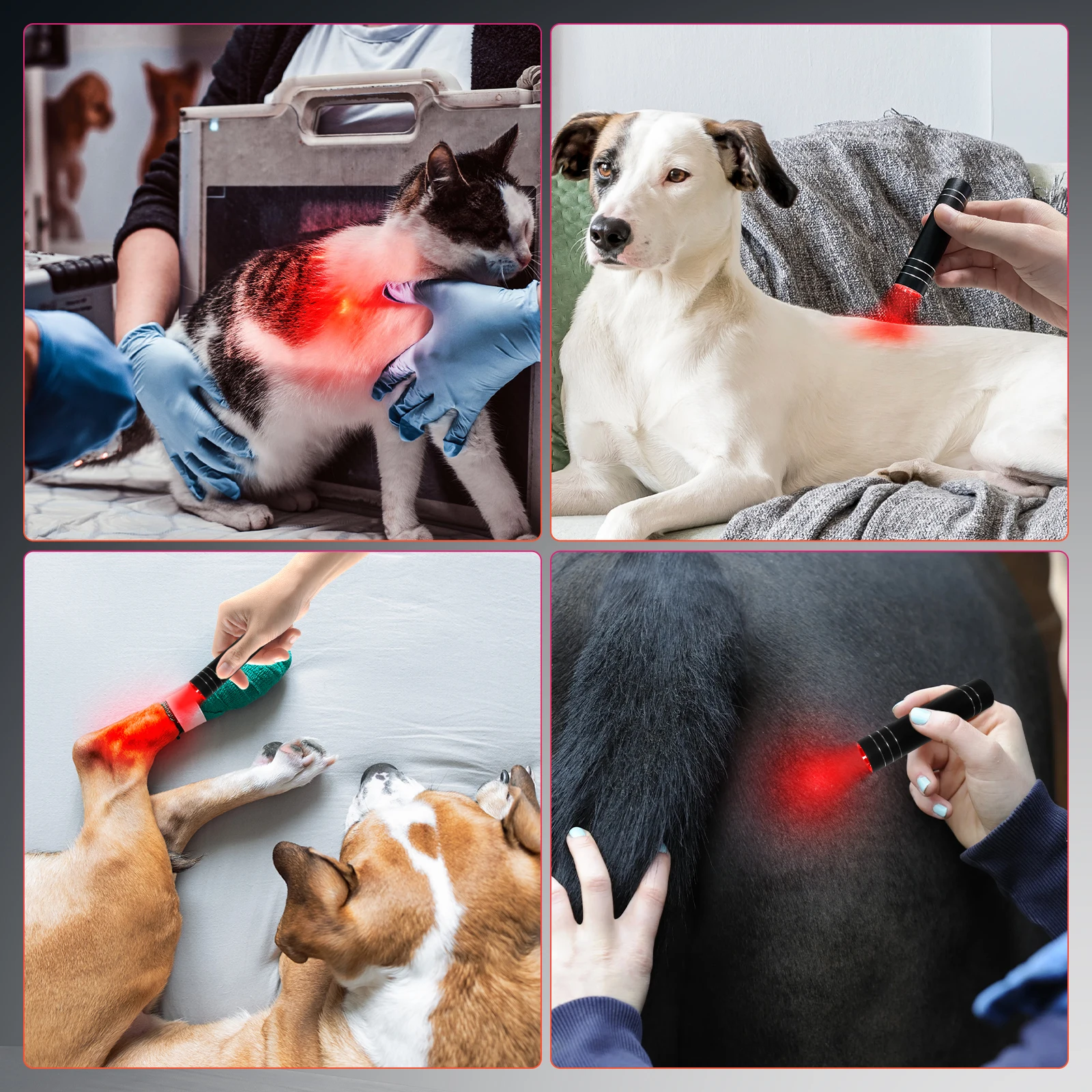 Red Light Therapy Device Cold Sore Canker Sore Treatment Infrared Light Therapy Wand Mouth Nose Ear Knee Feet Hands Ankle red light therapy wand