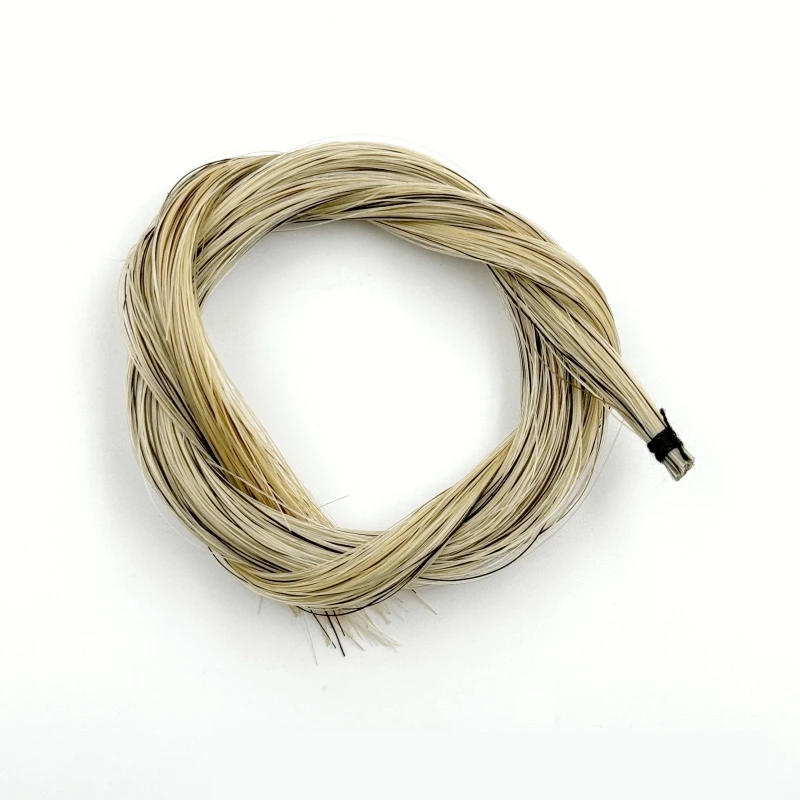 1Hank 7g bow hair for viola violin cello bass bow AAA Siberian horsetail natural ponytail horsehair horse tail violin bow hair