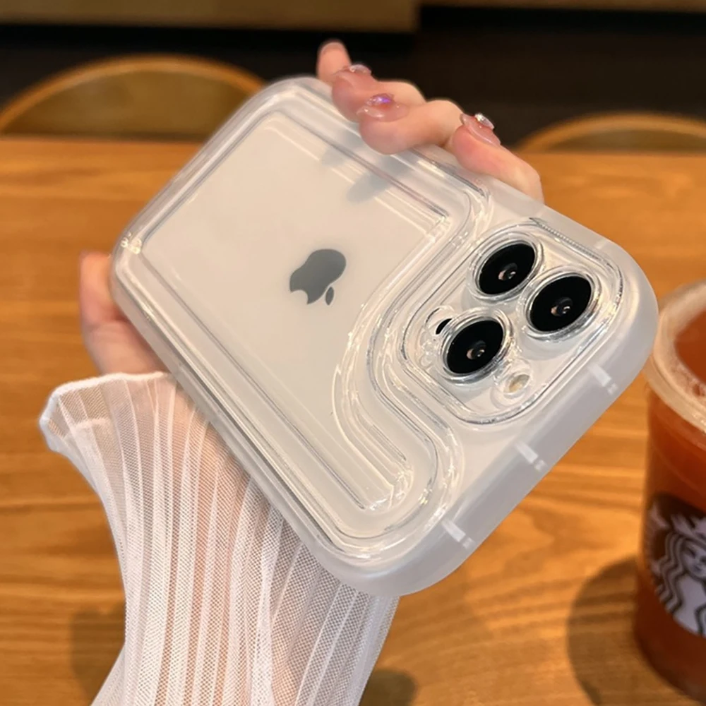 thumbnail image 1 of Luxury Armor Candy Transparent Soft Case For iPhone 14 Pro Max 13 12 Pro 11 Plus X XR 7 8 Plus Clear Shockproof Back Cover, 1 of 4