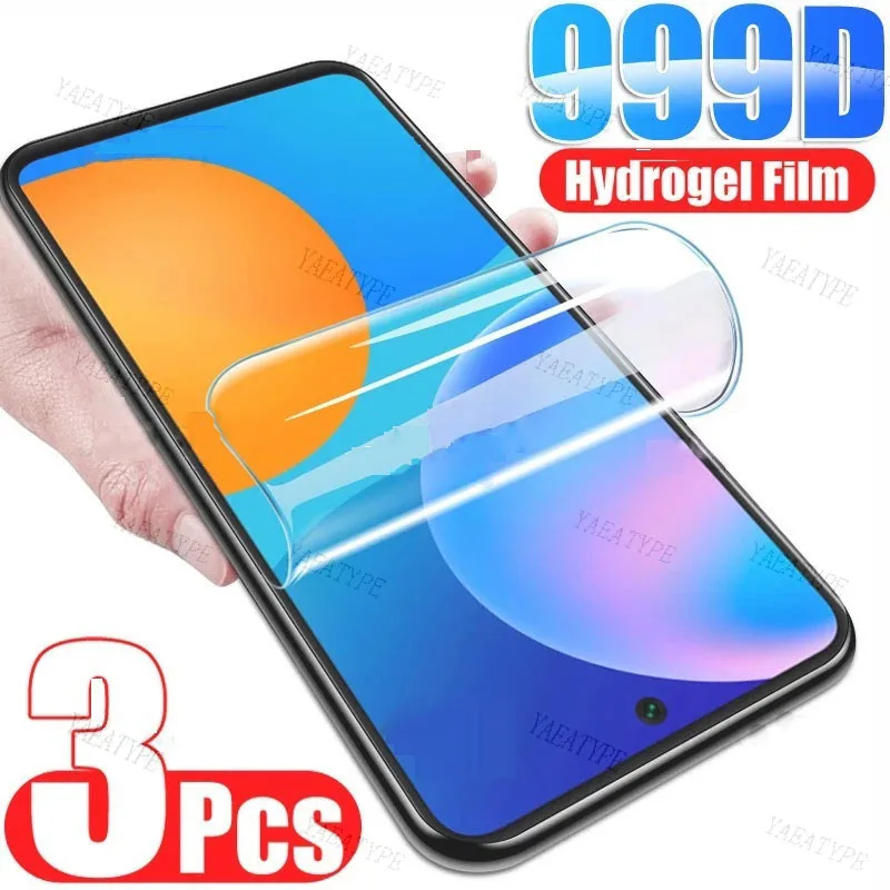 3 Pezzi Full Cover Whole Glue Hydrogel Filmfor Oppo A98 5G Screen Protector Oppo A98 5G Film Per Oppo A98 5G Film 6.72 Pollici