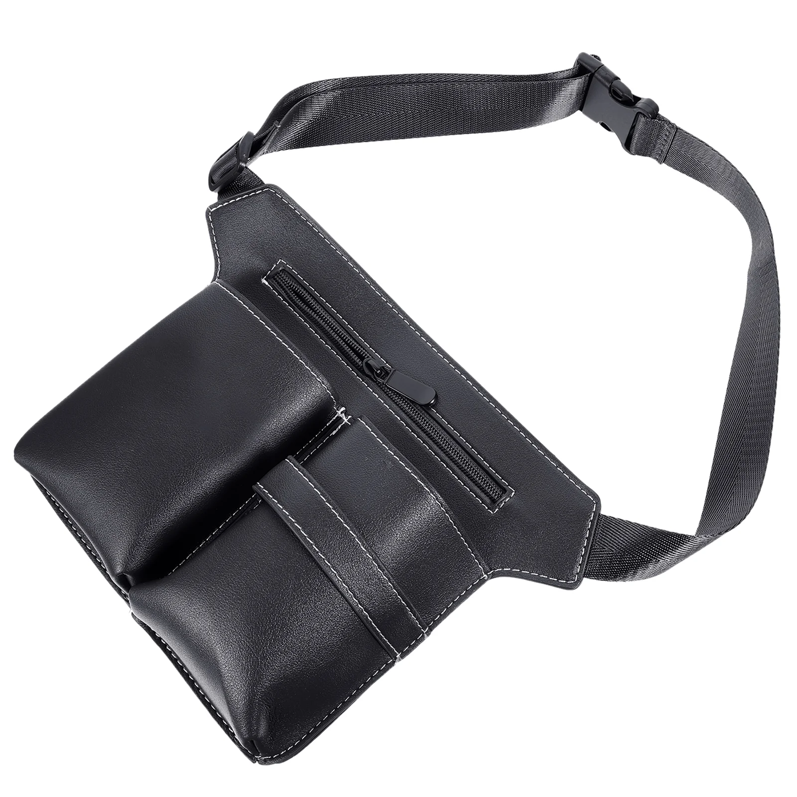 

Hairdresser Fanny Pack Scissors Bag Pouch Major Stylist Belt Salon Pu Barber