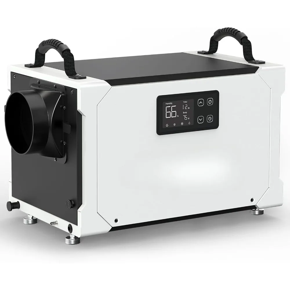 145 Pints Commercial Dehumidifier with Pump and Drain Hose, Crawl Space dehumidifier Basement, Commercial Dehumidifier
