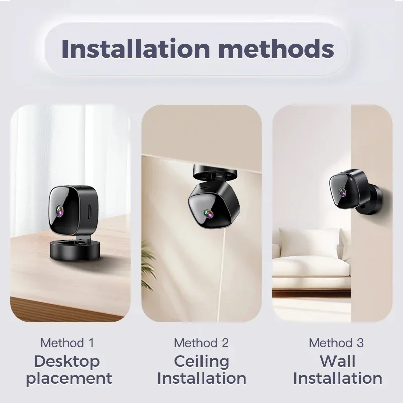 8K HD Mini Camera Wifi Camera Wireless Security Protection Remote Monitor Camcorders Video Surveillance Home Smart Camera 3