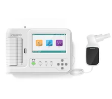 

Digital Spirometer System With Built-in Printer For Lung Function Testing 7 Inch Color Touch Screen Operation MSLSP10