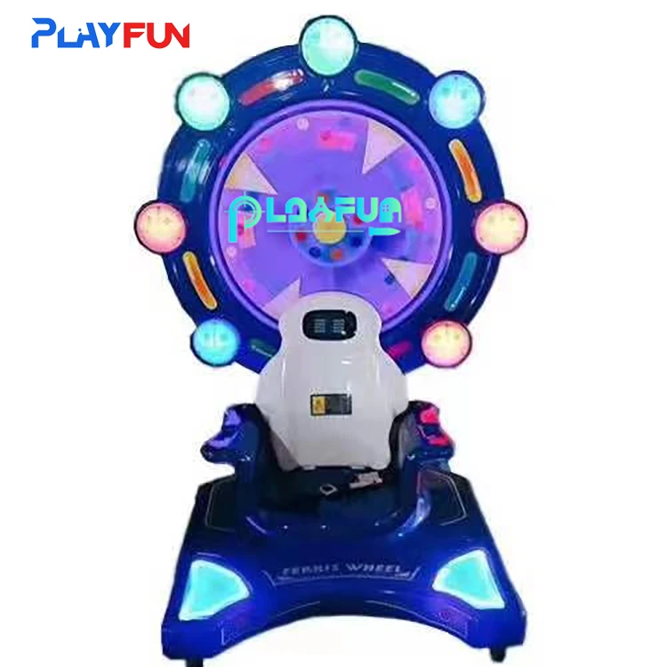 Fuori Supermercati Happy Ferris Wheel Gioco Arcade Piccolo Ruota Su E Giù Coin-Op Plastic Kiddie Ride Swing Kid Machine