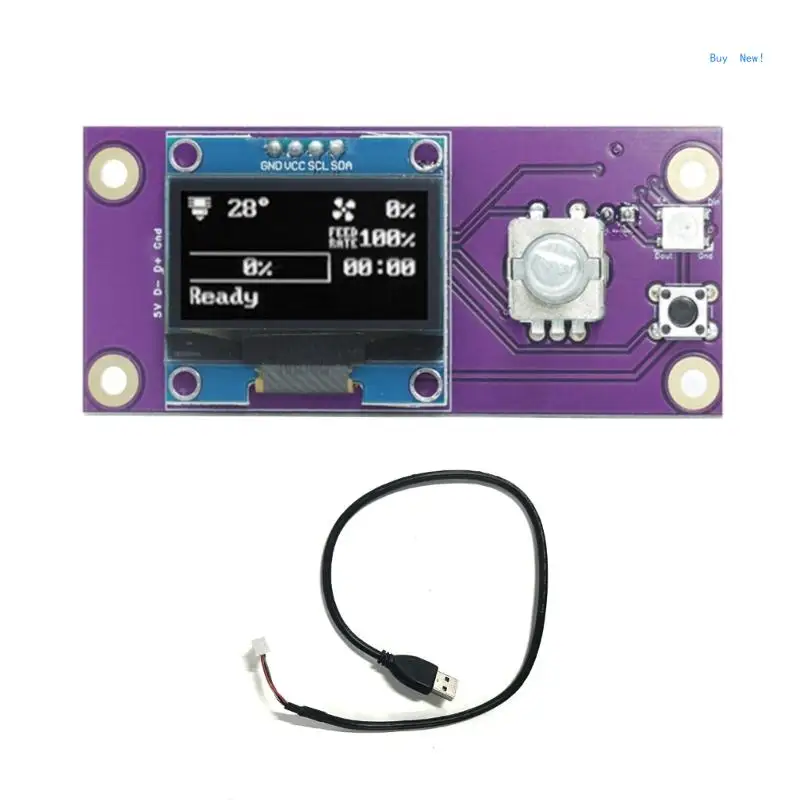 

Voron V0 V0.1 V0.2 OLED-дисплей для Raspberry RGB Light Display, аксессуары для 3D-принтеров