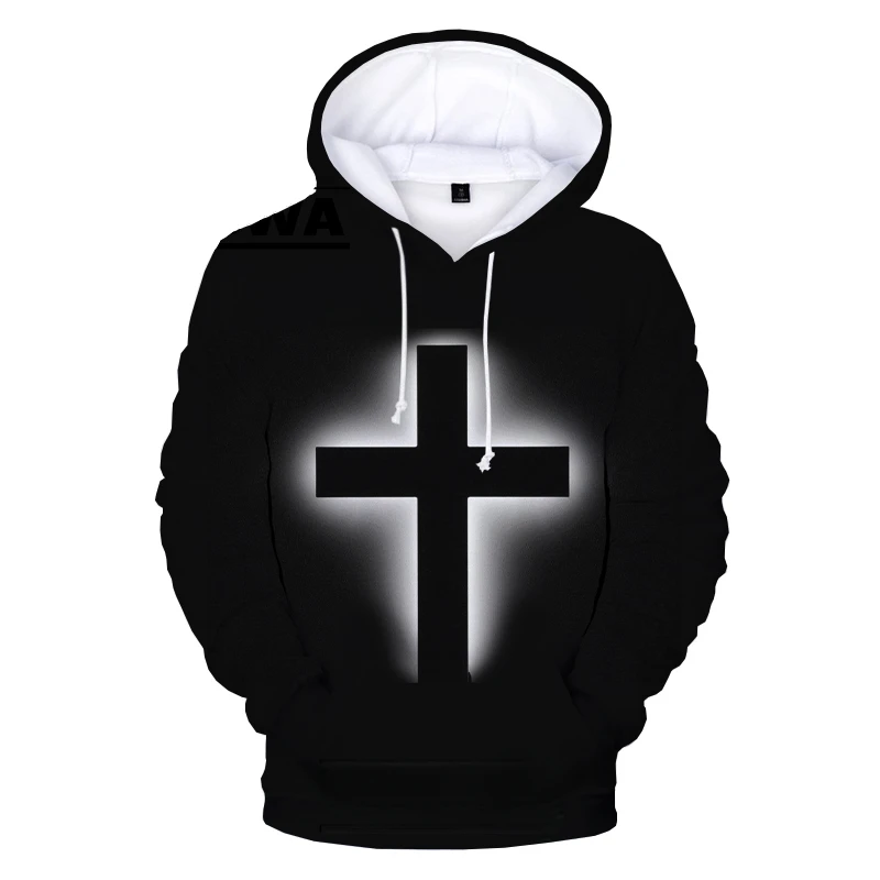 

New Christian Jesus Hoodie 3D Printed Hoodie Unisex Hoodie Love Christian Streetwear Cross Hoodies Oversized Hoodies