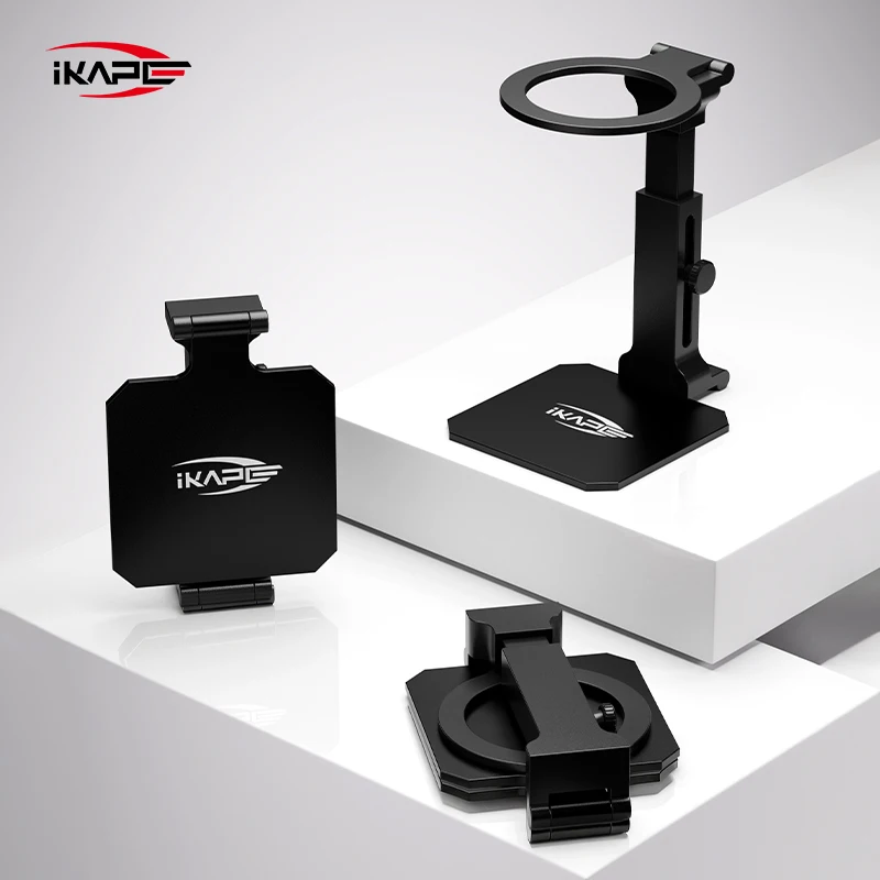 IKAPE foldable coffee stand made of aluminum alloy to support a portable cordless electric espresso coffee machine