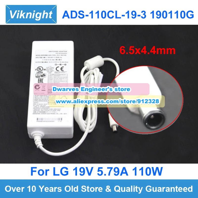 

Genuine ADS-110CL-19-3 19V 5.79A 110W Switching Adapter Charger for LG PF1500G 34UM88C MONITOR 34UC98 BFP100-27 Power Supply