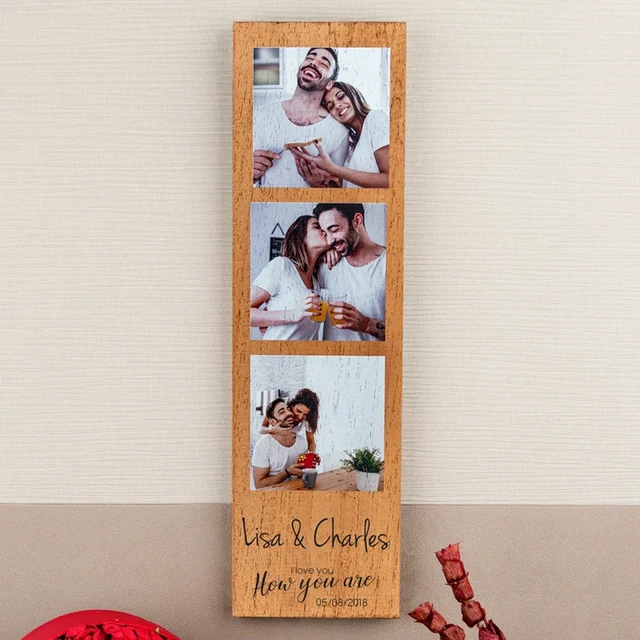 Cornici personalizzate cornici per foto in legno Vintage decorazioni per la  casa foto stampate personalizzate coppia anniversario di matrimonio regali  romantici - AliExpress