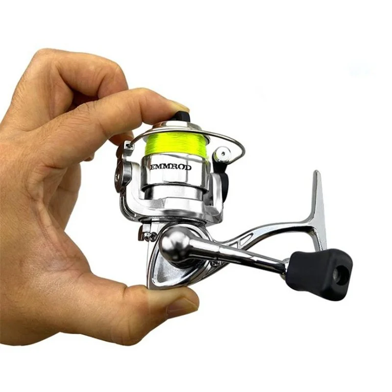 

Metal 2+1 Ball Bearings Mini Left Right Hand High Speed Spinning Fishing Reel Tackle Carbon Fiber Drag Power Carp Fishing Tackle