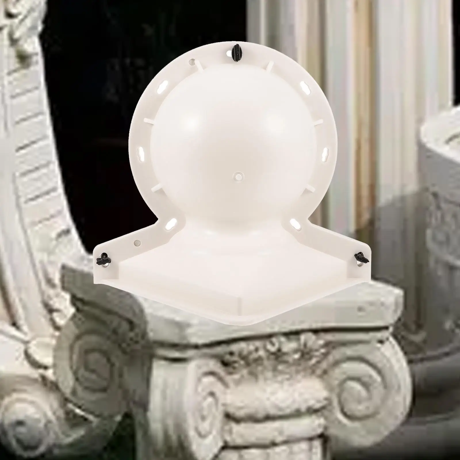 DIY Ball Shaped Balustrade Top Concrete Mold 33x25.5cm Reusable Roman Column Accessories DIY Craft Mould for Church Lightweight