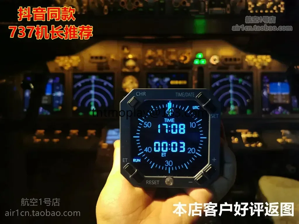 new 737 CLOCK Boeing BOEING simulator aviation instrument clock alarm clock, aircraft simulation clock