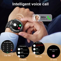LIGE 2025 Smart Watch Men Outdoor Bluetooth Call Health Monitor Sports Fitness Steel Smartwatch LED Flashlight For IOS Android 2