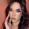 Oversize Cat Eyes Frame Clear Lens Glasses Big Simple Myopia Nerd Spectacles Degree -0.5 -1.0 -2.0 -3.0 -4.0 to -6.0 3