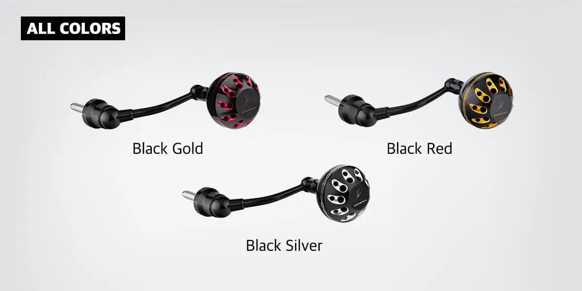 GOMEXUS Power Handle for Daiwa Revros LT Regal Legalis Crossfire Elimilator QR Ultralight