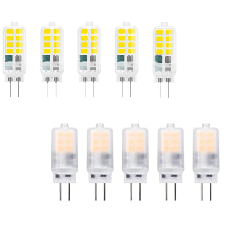 LED 옥수수 램프 홈 샹들리에 조명, 깜박임 없음 전구 비드 교체, 30W 할로겐 램프, 10X G4, AC/DC12V, 3W, 16LED 2835 SMD