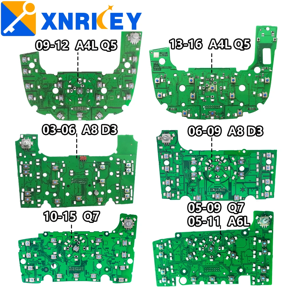 

XNRKEY MMI Multimedia Interface Control Panel Circuit Board LHD for Audi A6 Quattro C6 S6 Q7 A4 Q5 A8 A8L S8