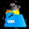 15KG Semi-Automatic Mini Rotary Welding Positioner Turntable Tilte Table 0-90º  3 Jaw Lathe Chuck 65mm 80mm 3