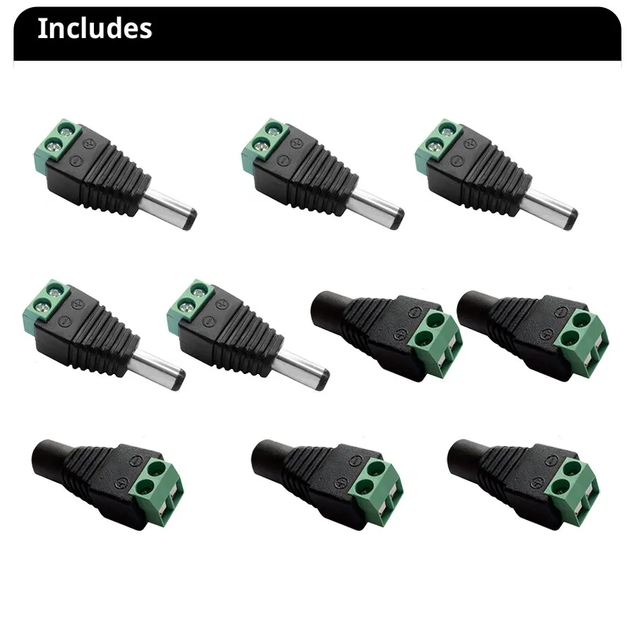 10PCS Set 12V Voiture Fil et Câble Connecteur Prise Avec / Terminal  Connexion