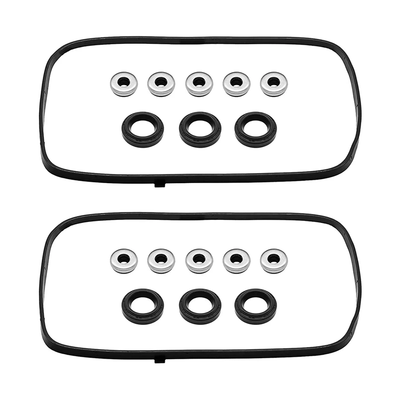Engine Valve Cover Gasket Set 12030-P8A-A00 for Honda Acura-Accord Odyssey Pilot CL TL MDX 3.0L 3.2L 3.5L V6
