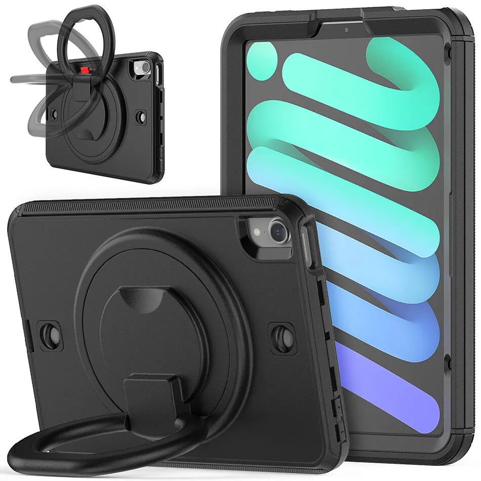 

Чехол для iPad Mini 6 5 4 iPad Air 1 2 Pro, Вращающаяся ручка 9,7 дюйма, чехол для iPad 10,2 10,5 Air 3 4 Pro 11