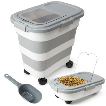 Collapsible Pet Food Container 1