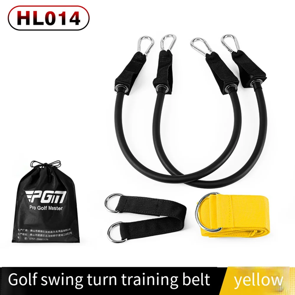 PGM Golf-Schwungtrainingsseil: Gleichgewichts- und Schwungkraft-Verbesserung mit festem Schultergurt und Übungsspannseil – Detail 2