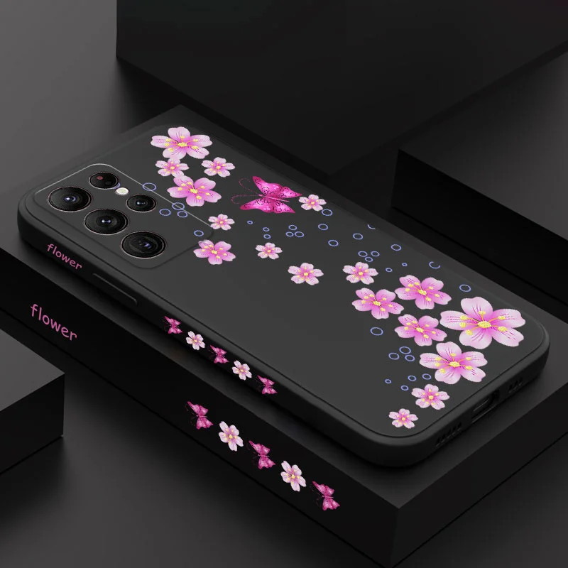 Butterfly In Bloom Silicone Phone Case Cover