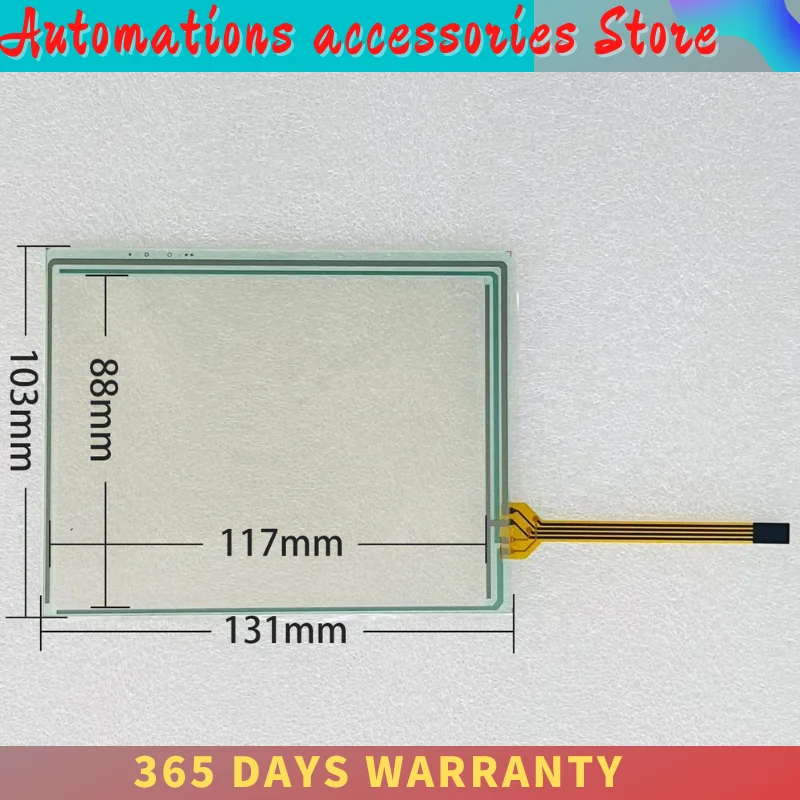 GT2505-VTBD Touch Screen Panel Glass Digitizer for GT2505-VTBD with Front Overlay Protective Film