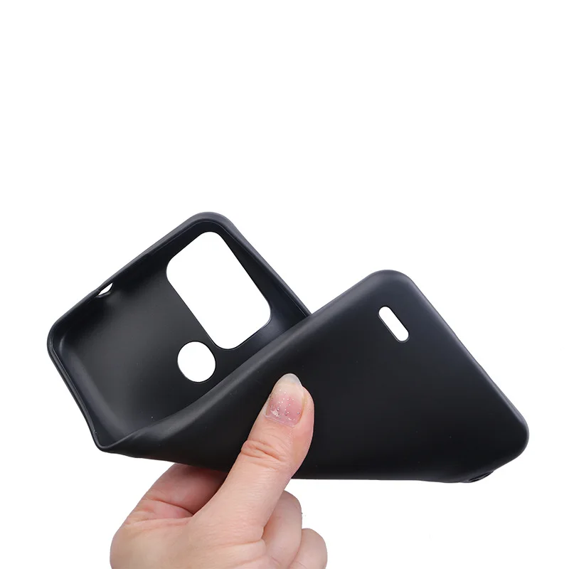 Premium Black Soft Silicone Phone Case - Sleek and Durable TPU Protective Cover