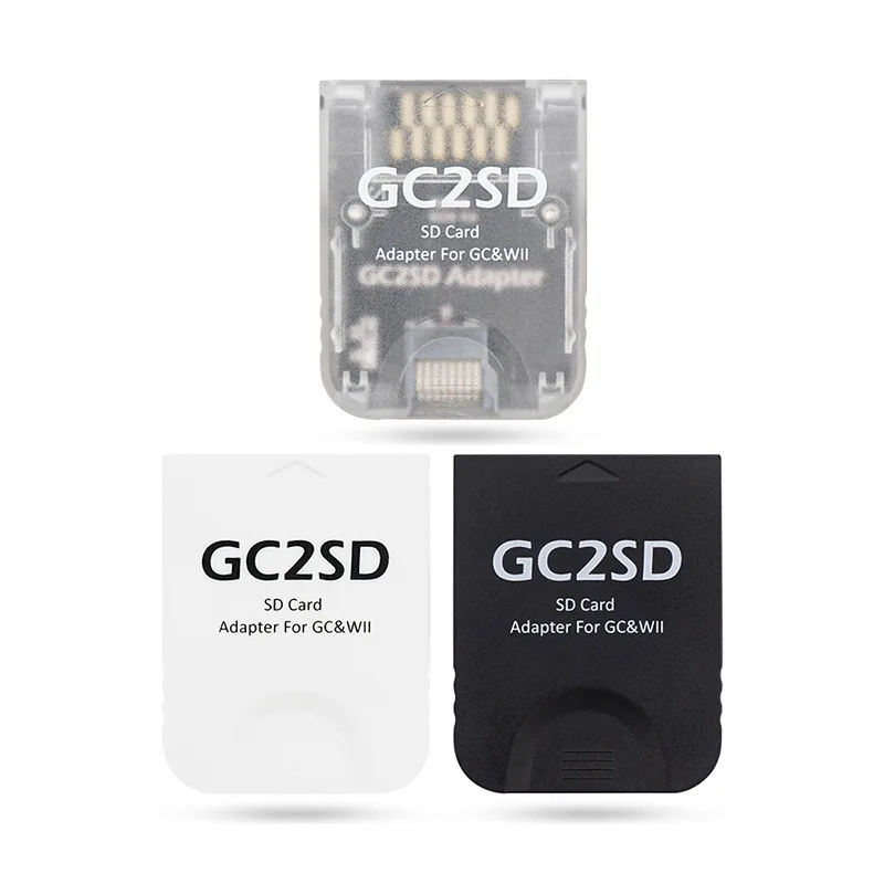 1 Pz Tf Card Adapter Gc2Sd Card Adapter Memory Per Console Ngc / Wii