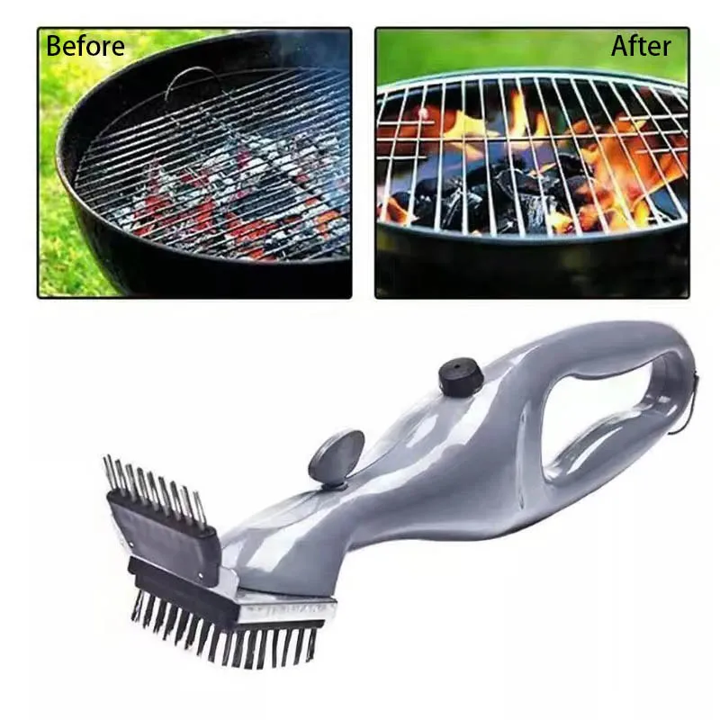 Barbecue Grill Cleaning Brush Portable Barbecue Grill Steam Cleaning Tool Steam or Gas Accessories BBQ Tool Cleaner Kitchen