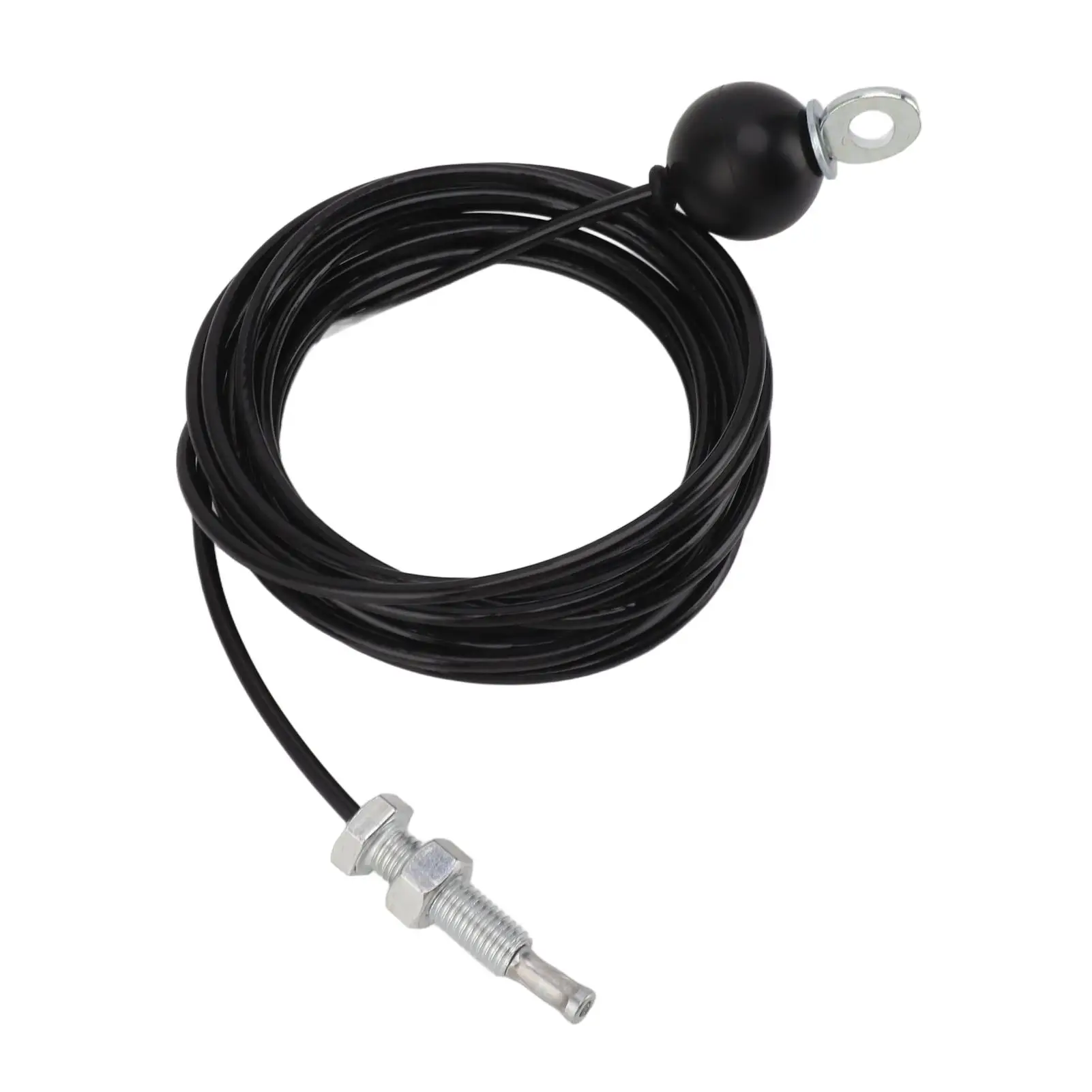 Adjustable Coated Fitness Pulley System Cable Black Steel Wire Rope for gym