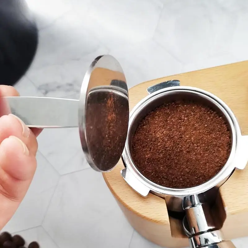 Espresso Scoop With Tamper 2 In 1 Coffee Spoon With Powder Hammer Tamping Stainless Steel Ground Coffee Tablespoon For K Cups