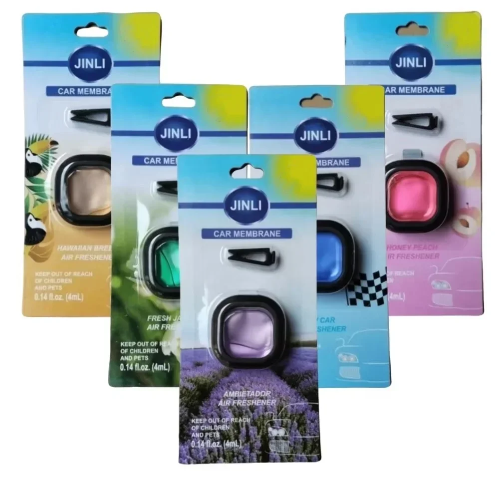 Car Air Freshener Vent Clip Essential Oil Scented Odor Eliminator