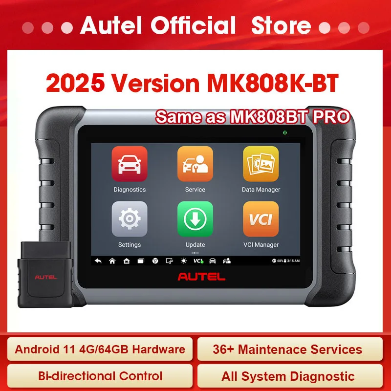 Autel MK808K-BT OBD診断機 Amazon.co.jp: Autel MK808K-BT OBD2 診断機、28特殊リセット